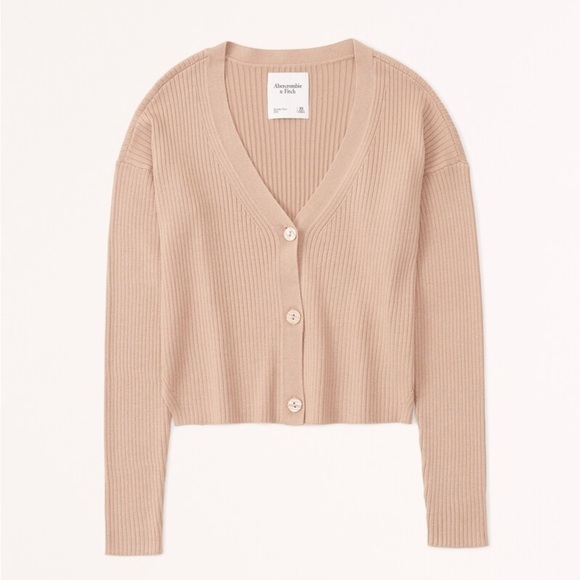 A&F Wide Ribbed Cardigan - Picture 3 of 7